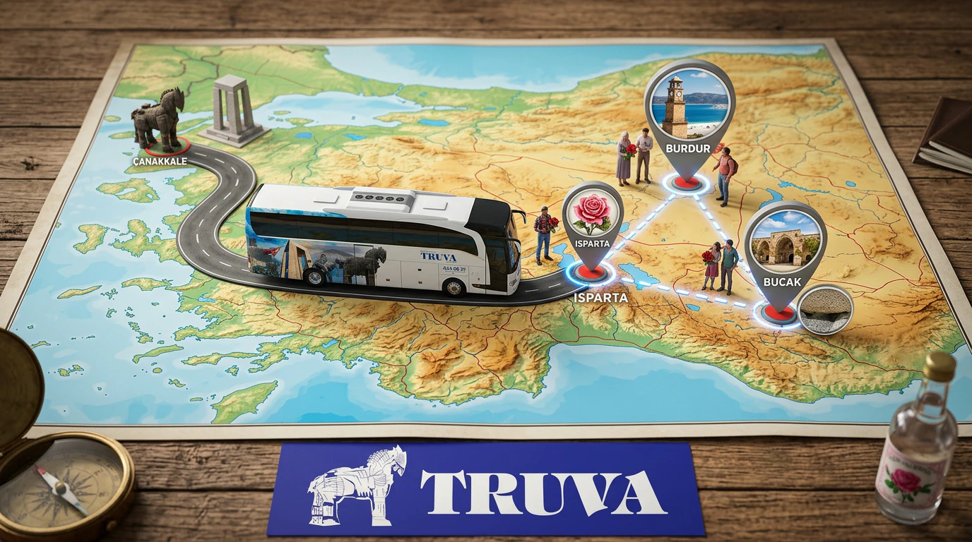 Truva Turizm’den Isparta, Burdur ve Bucak Seferleri Çok Yakında Başlıyor